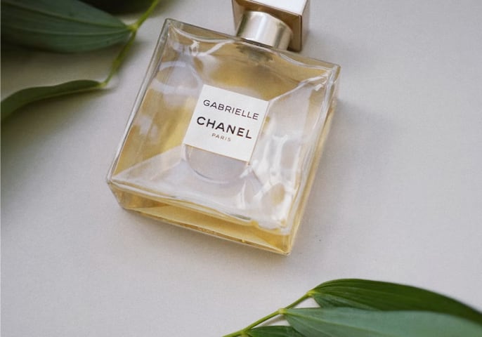 Photo of a bottle of Gabrielle Chanel Perfume